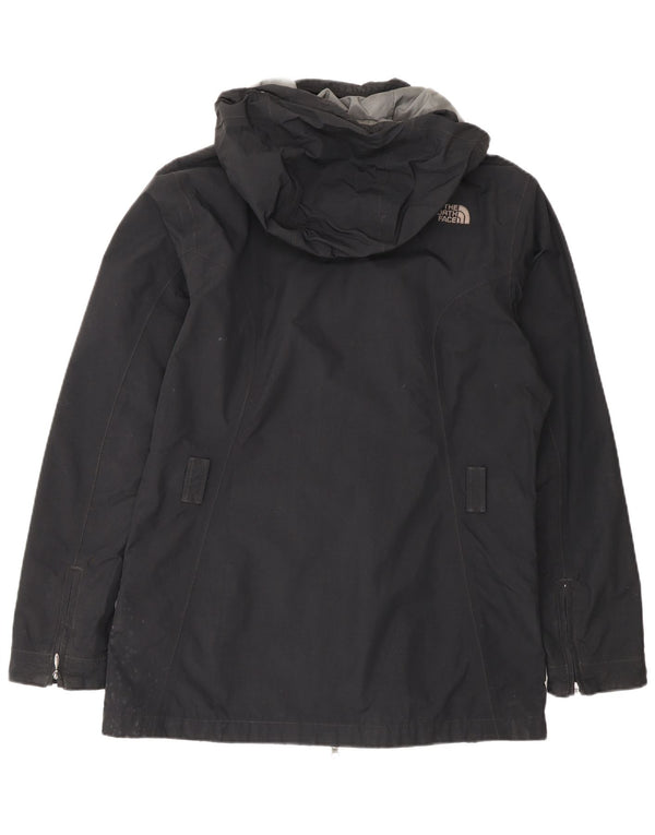 The North Face Veste imperméable à capuche pour femme UK 16 Large Noir