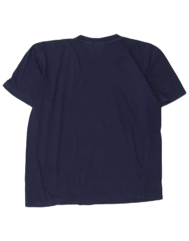 FILA T-Shirt Homme Bleu Marine Moyen Coton
