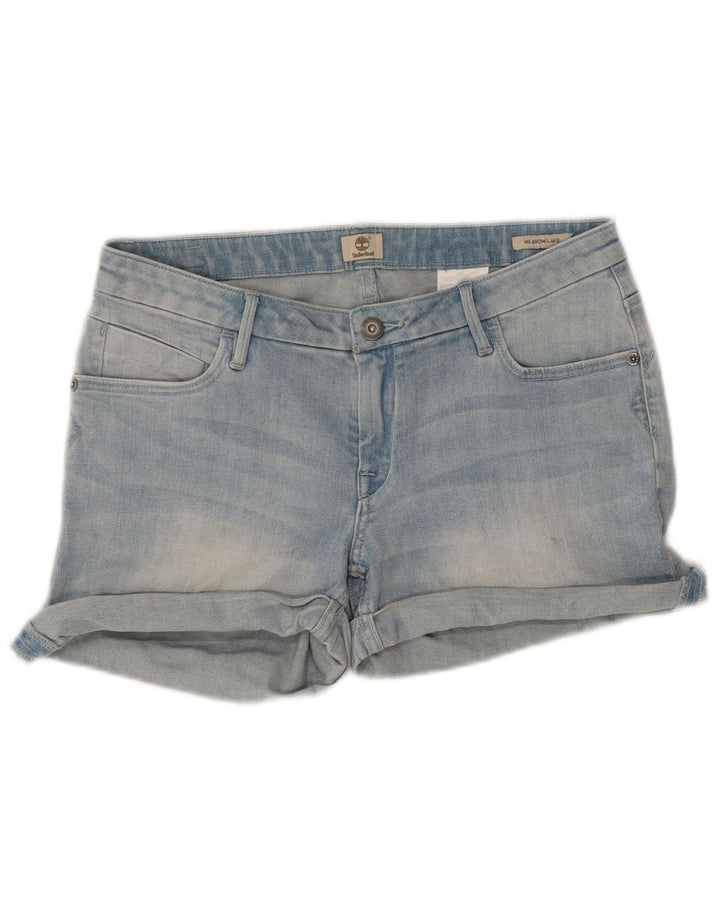 Timberland Short En Jean W29 Femme Bleu Moyen Coton