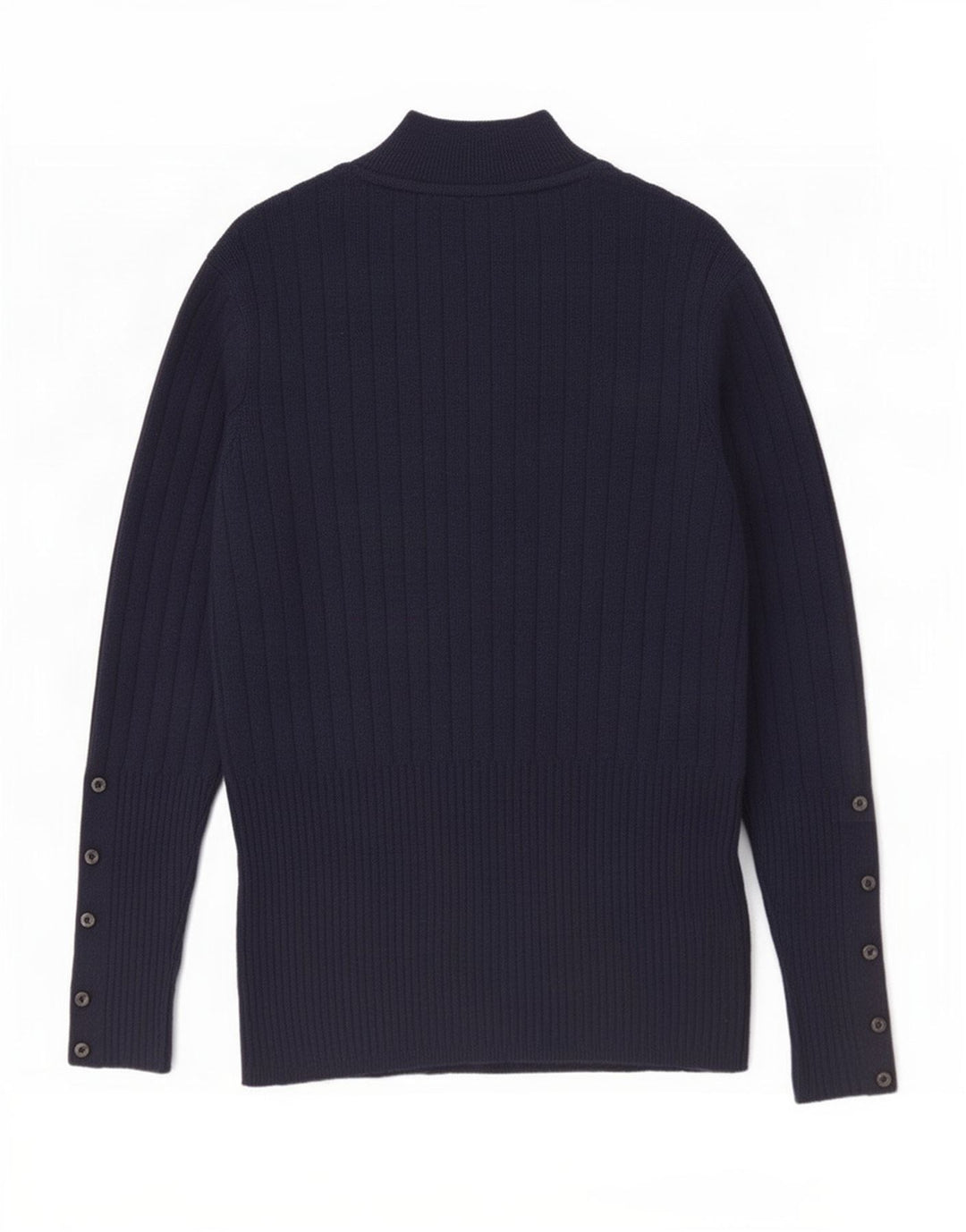 Marks & Spencer Pull à col roulé pour femme UK 12 Bleu marine moyen