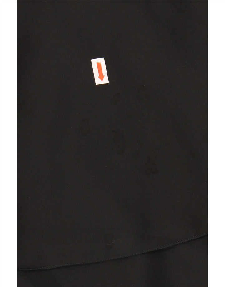 jupe à plusieurs niveaux femme vintage W28 Polyester noir moyen