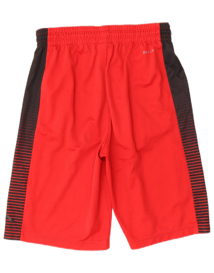 Jordan Short de sport Dri Fit Graphic pour homme, petit, rouge, color block, polyester
