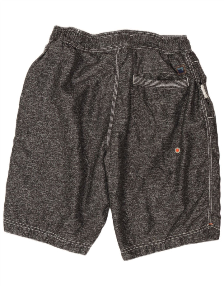 Superdry Short de Bain Graphique XL Homme Gris Moucheté Polyester