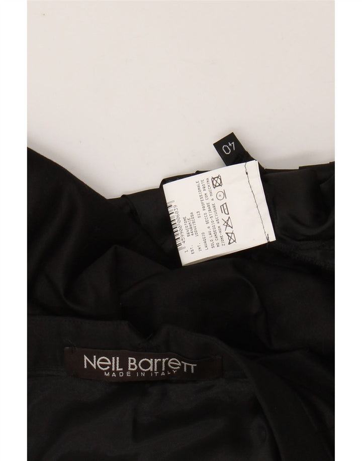 NEIL BARRETT Womens Bubble Skirt IT 40 Small W28  Black Viscose