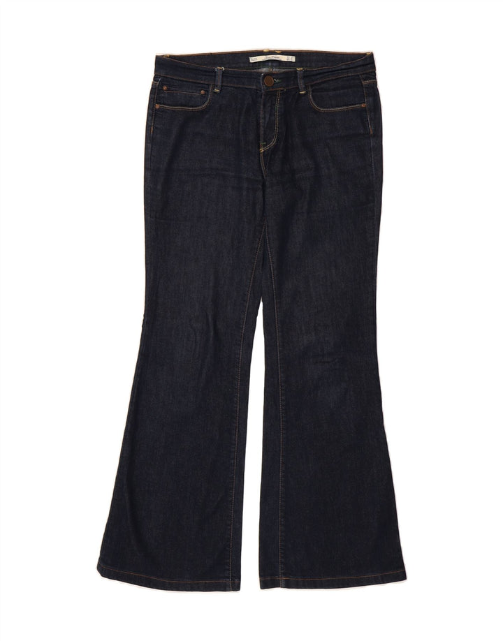 ZARA Womens Bootcut Jeans EU 40 Medium W32 L30 Navy Blue Vintage Zara and Second-Hand Zara from Messina Hembry 