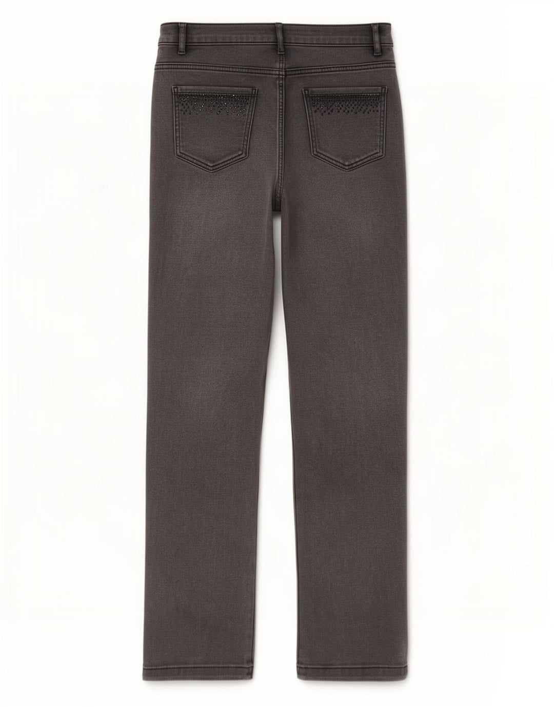 Marks & Spencer Jean droit pour femme UK 12 Medium W30 L29 Gris Coton
