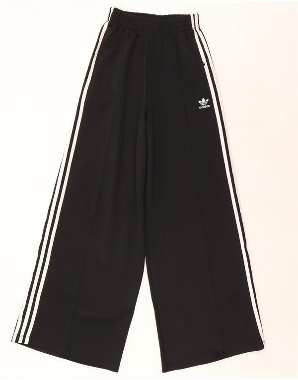 Adidas Pantalon de survêtement large pour femme UK 6 XS Noir Polyester