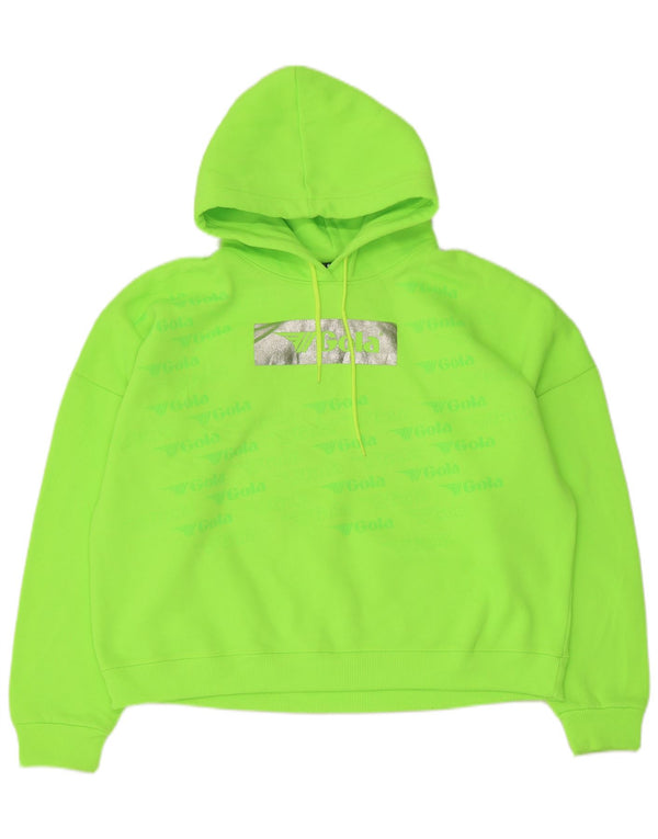 Gola Pull à capuche surdimensionné pour femme UK 18 XL Vert moucheté