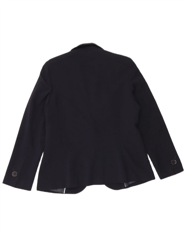 Marks & Spencer Veste blazer à 1 bouton pour femme UK 16 Large Bleu marine