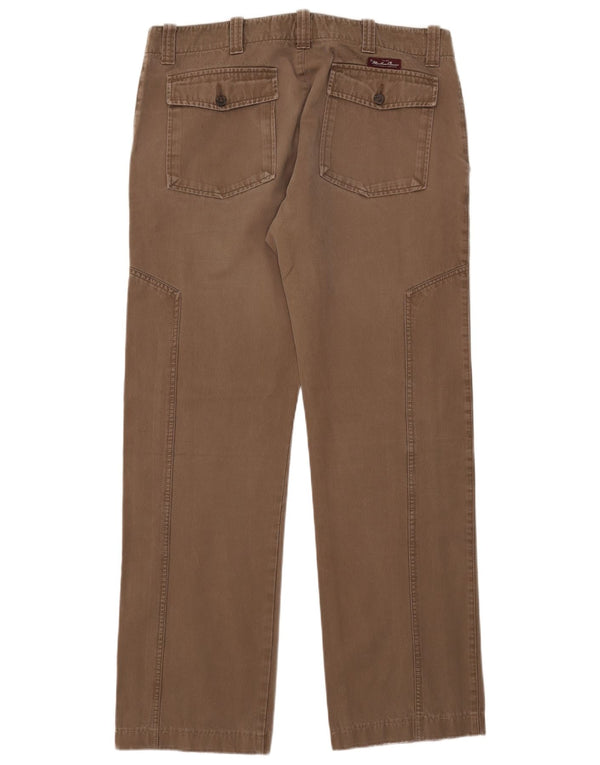 Marlboro Classics Pantalon Chino Droit Homme W30 L33 Marron Coton