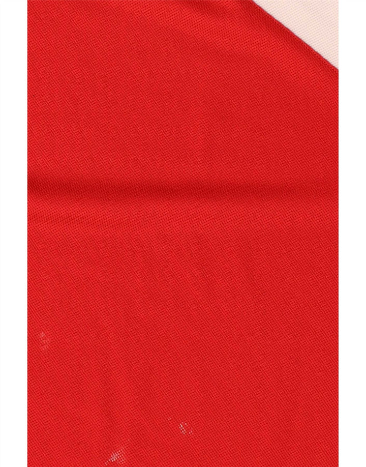 Fila Polo Homme Large Rouge Colorblock Polyester