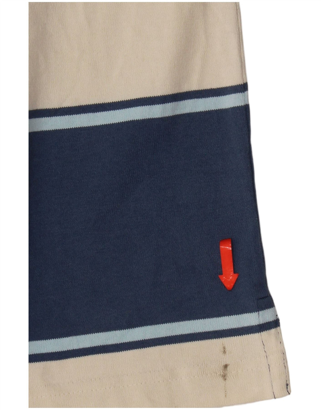 Gant Polo Homme Large Bleu Rayé Coton