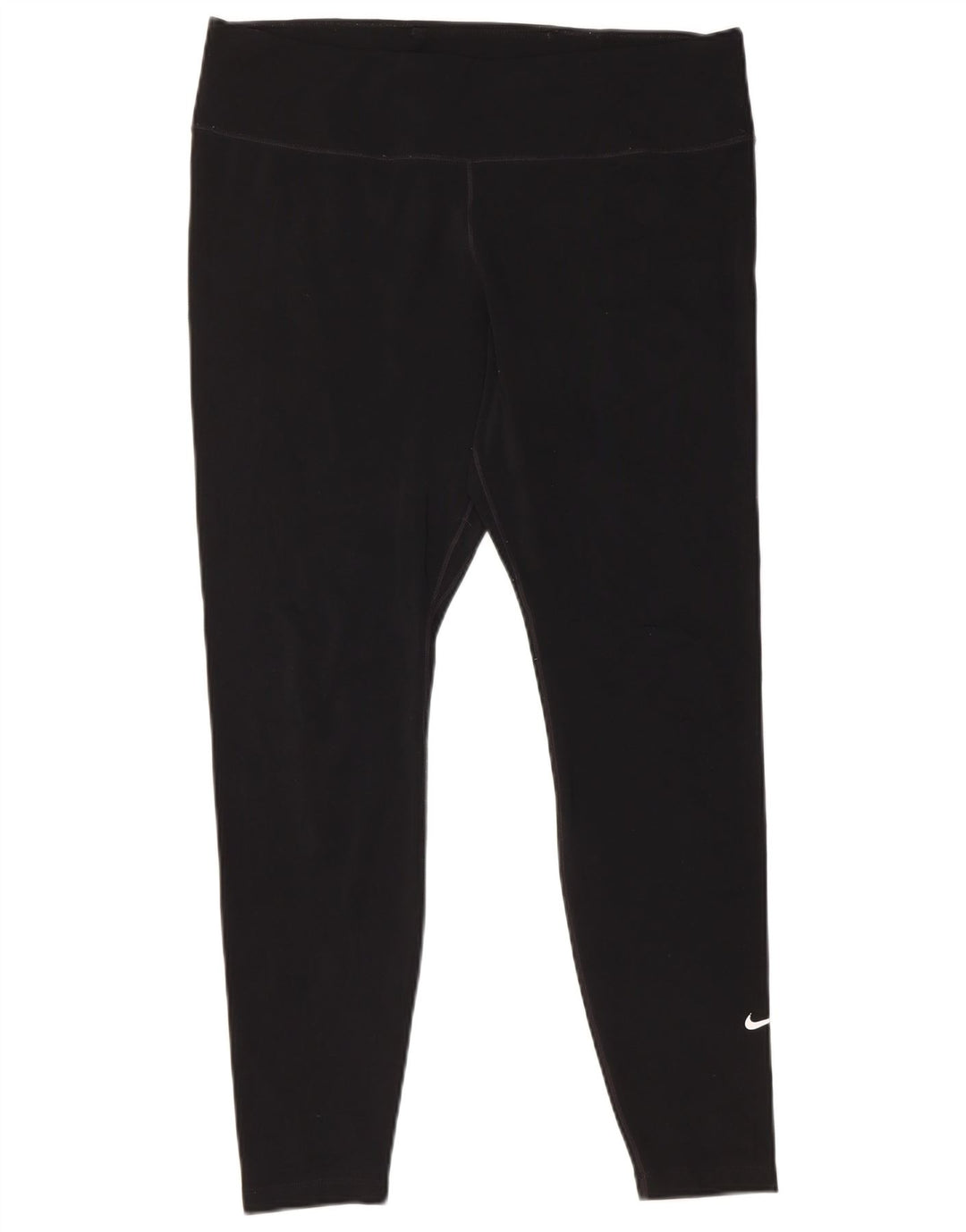 Nike Legging court Dri Fit pour femme UK 18 XL Noir Polyester