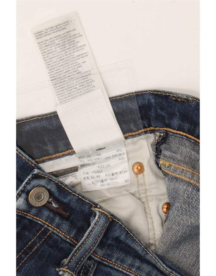 Levi's Jean Slim Effet Déchiré W32 L27 Homme Bleu Coton
