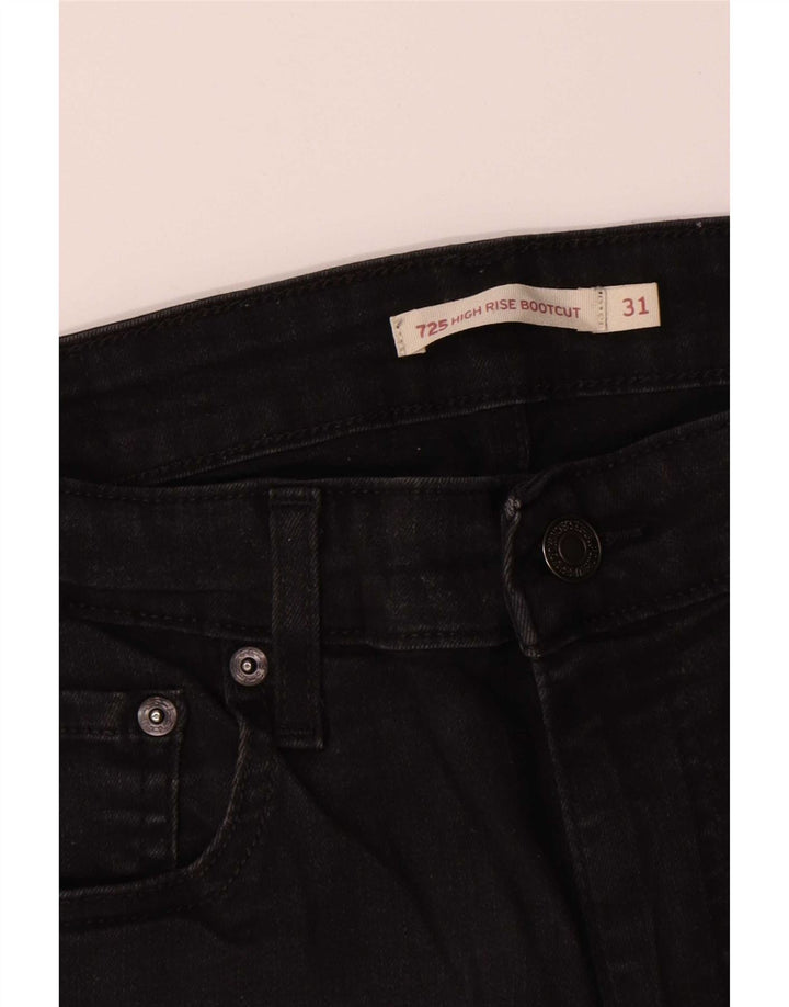 Levi's Jean Bootcut Taille Haute 725 Femme W31 L30 Coton Noir