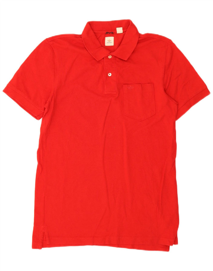 Dockers Polo Homme Rouge Moyen Coton
