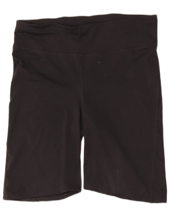 MARKS & SPENCER Short de sport coupe régulière pour femme UK 16 Large Noir