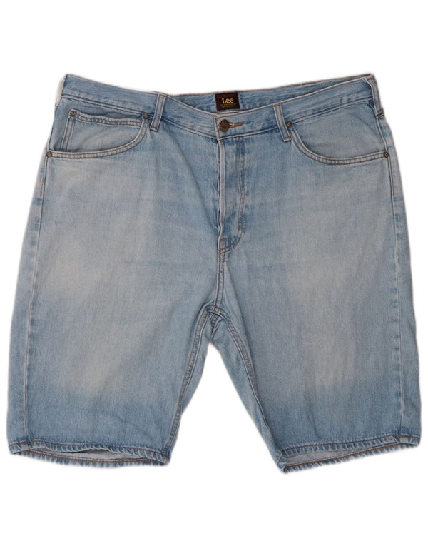 Lee Short en jean pour homme W38 XL Bleu Coton