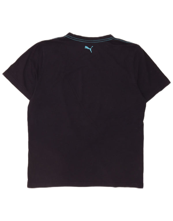 Puma T-shirt graphique pour homme, grand, bleu marine