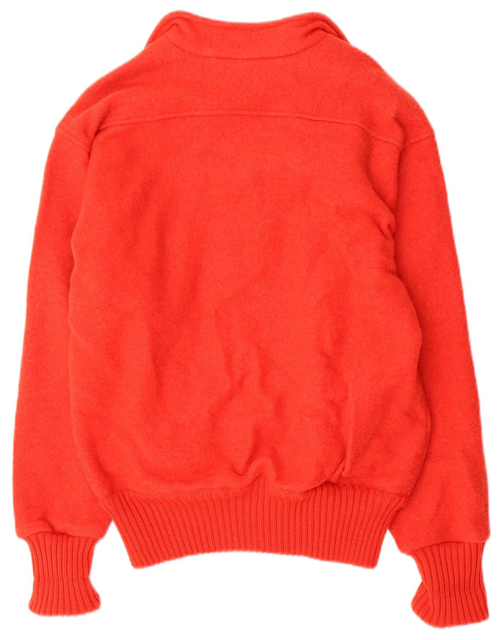vintage Femme Cardigan Pull EU 40 Rouge Moyen