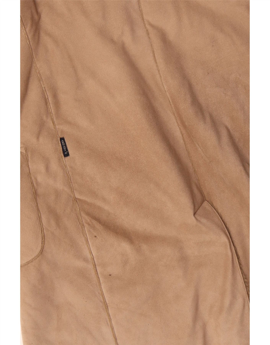 ARMANI Manteau Sherpa Femme UK 16 Large Beige