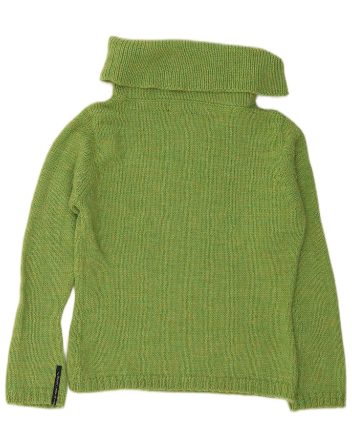Ness Pull col roulé pour femme UK 14 Grande laine verte