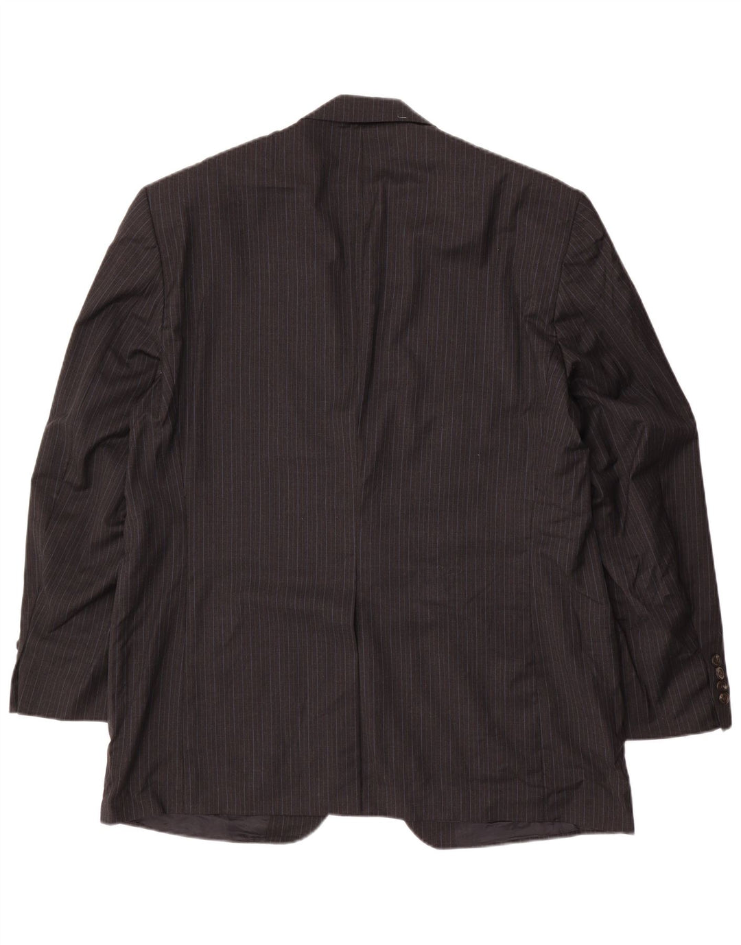 CHAPS RALPH LAUREN Mens 2 Button Blazer Jacket UK 46 3XL Black Pinstripe