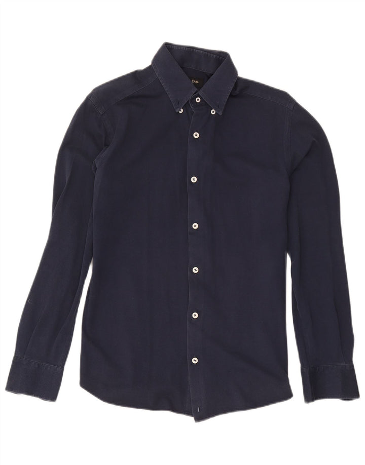 Chemise Homme Massimo Dutti Bleu Marine Moyen