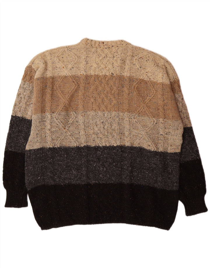 NEW FAST Pull à col rond pour homme 2XL Multicolore Colourblock