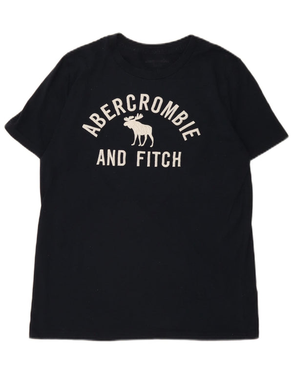 Abercrombie & Fitch T-shirt graphique pour garçon 15-16 ans Bleu marine Coton