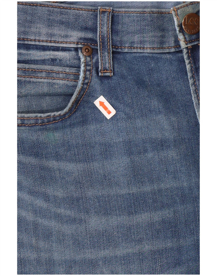 Lee Jean Slim Rider Femme W30 L34 Bleu Coton
