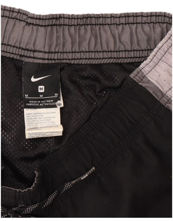 Nike Short de sport pour homme en polyester color block noir moyen