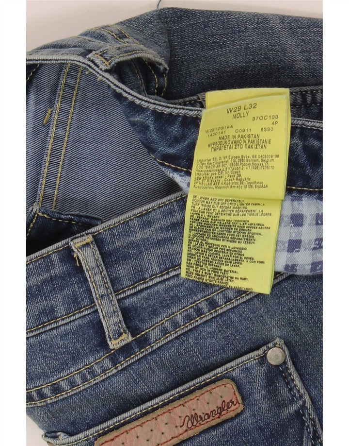 Wrangler Jean Slim Molly Femme W29 L32 Bleu Coton