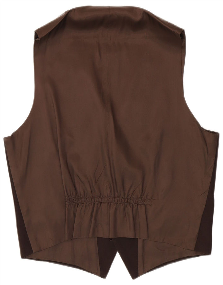 gilet homme vintage marron moyen