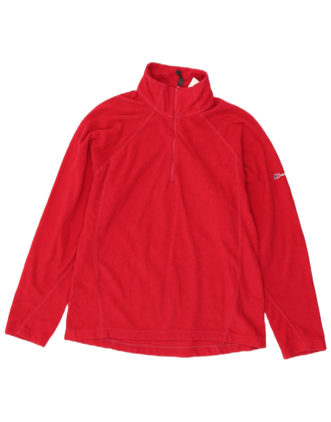 BERGHAUS Pull polaire à col zippé pour femme UK 12 Rose moyen Polyester