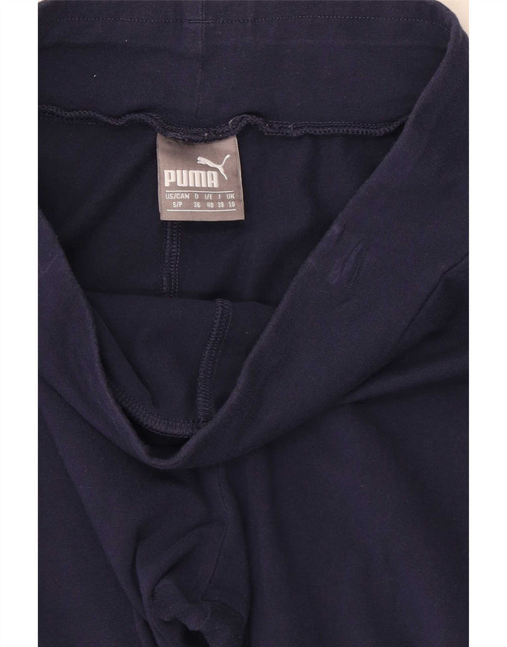 Puma Legging graphique pour femme UK 10 Small Bleu marine