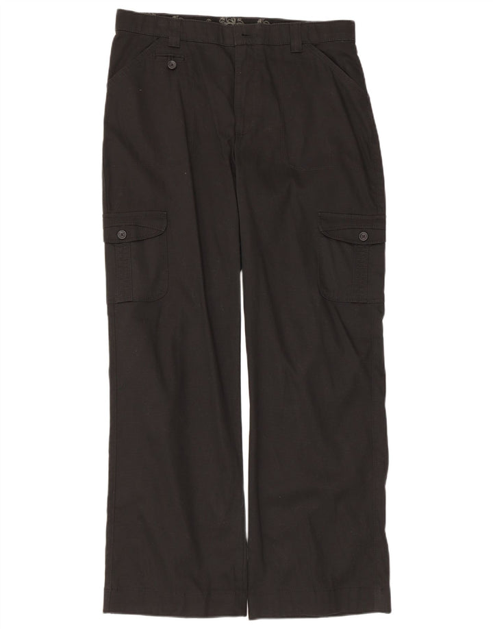 Lee Pantalon Cargo Droit Femme W30 L30 Noir