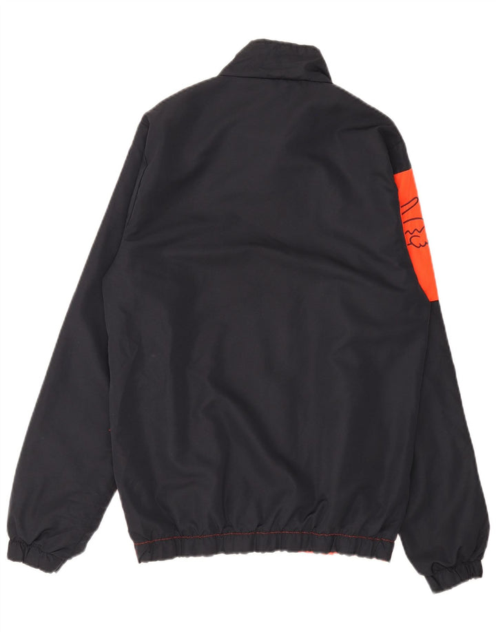 Lacoste Veste de survêtement graphique pour homme Taille 4 Noir moyen Colourblock