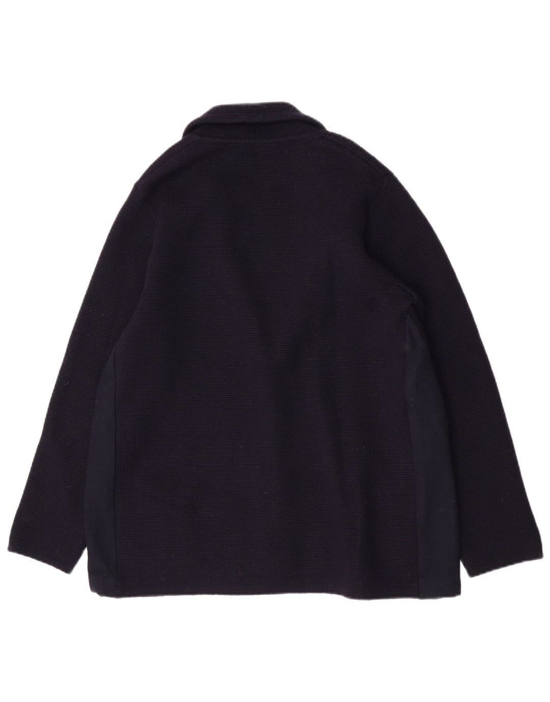 vintage Femme 2 Bouton Blazer Veste UK 12 Bleu Marine Moyen