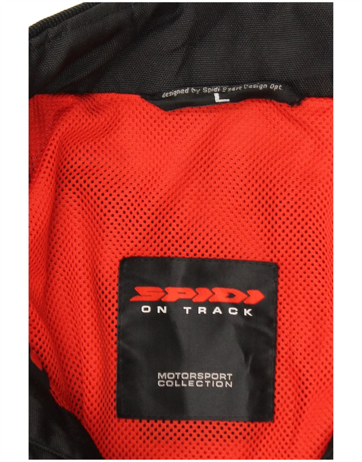 Spidi Veste de moto graphique pour homme UK 40 Large Noir