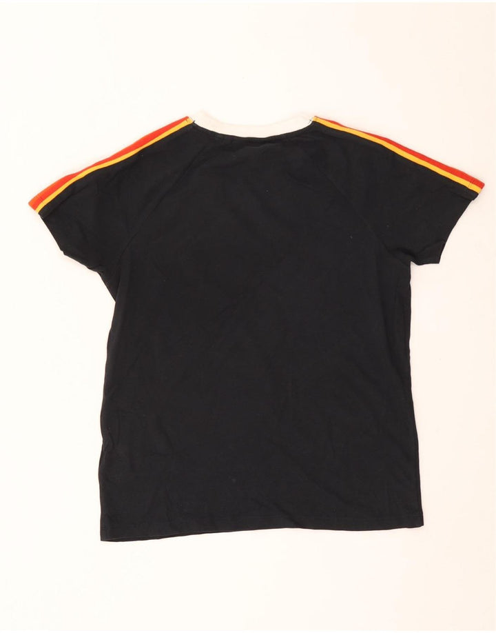 Superdry T-shirt coupe ample pour femme UK 6 XS Bleu marine Coton