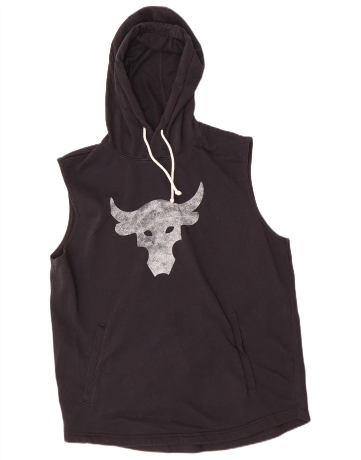 Under Armour Sweat à capuche graphique pour homme Noir Taille L