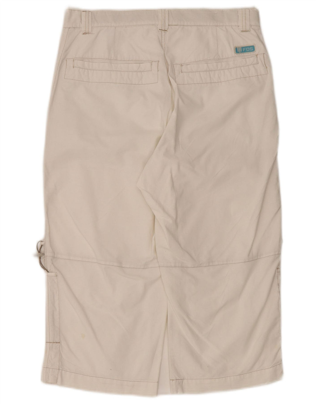 Fordocks Bermuda Cargo Femme IT 44 Medium W30 Coton Blanc Cassé