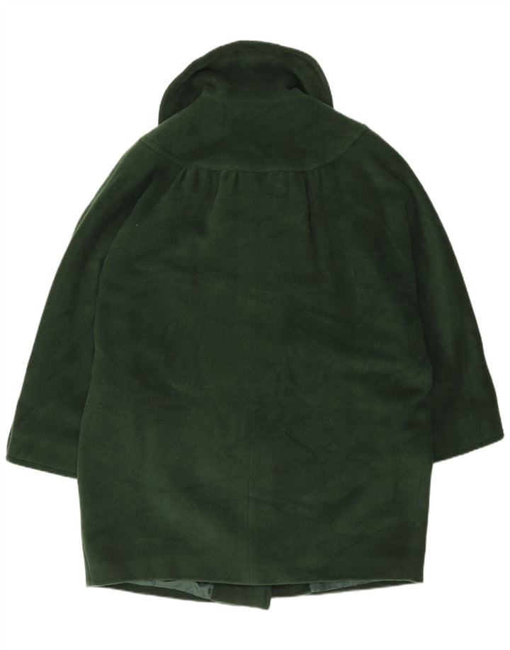 vintage Femmes Overcoat Overcoat UK 18 XL Laine Verte