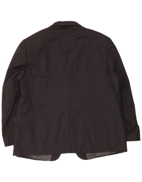 Marks & Spencer Veste blazer courte à 3 boutons pour homme UK 48 2XL Gris laine