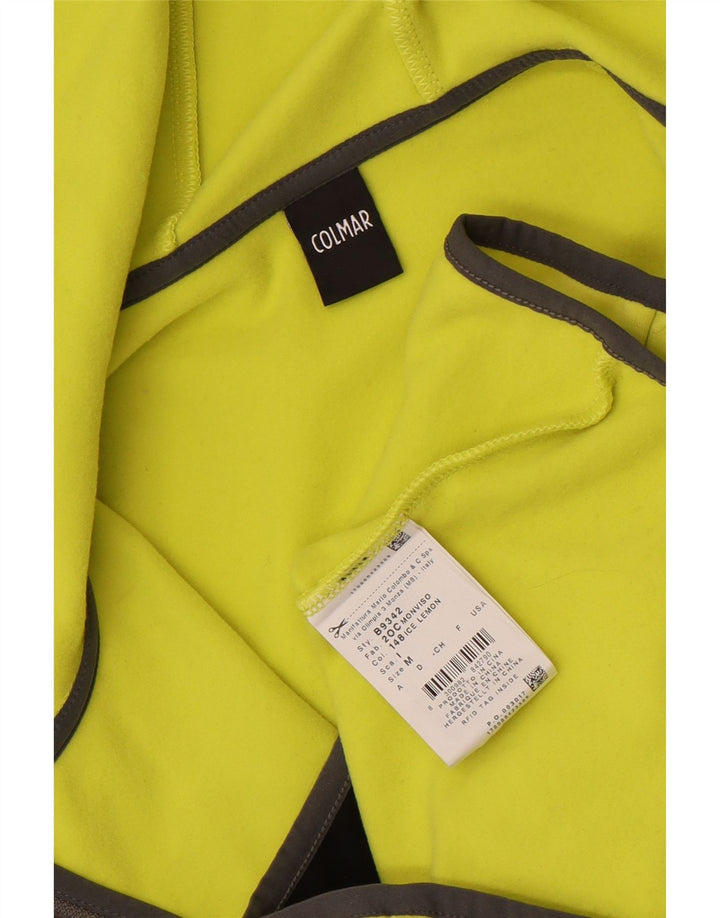 Colmar Pull à capuche zippé pour femme UK 44 Polyester jaune moyen