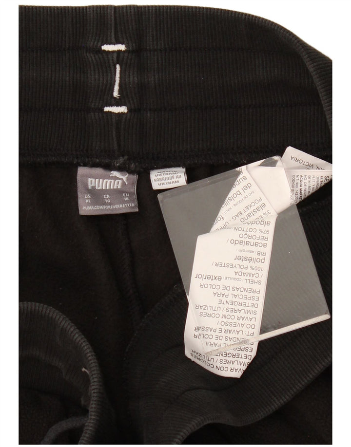 Puma Pantalon de survêtement graphique pour femme Joggers XL Noir Polyester Halloween