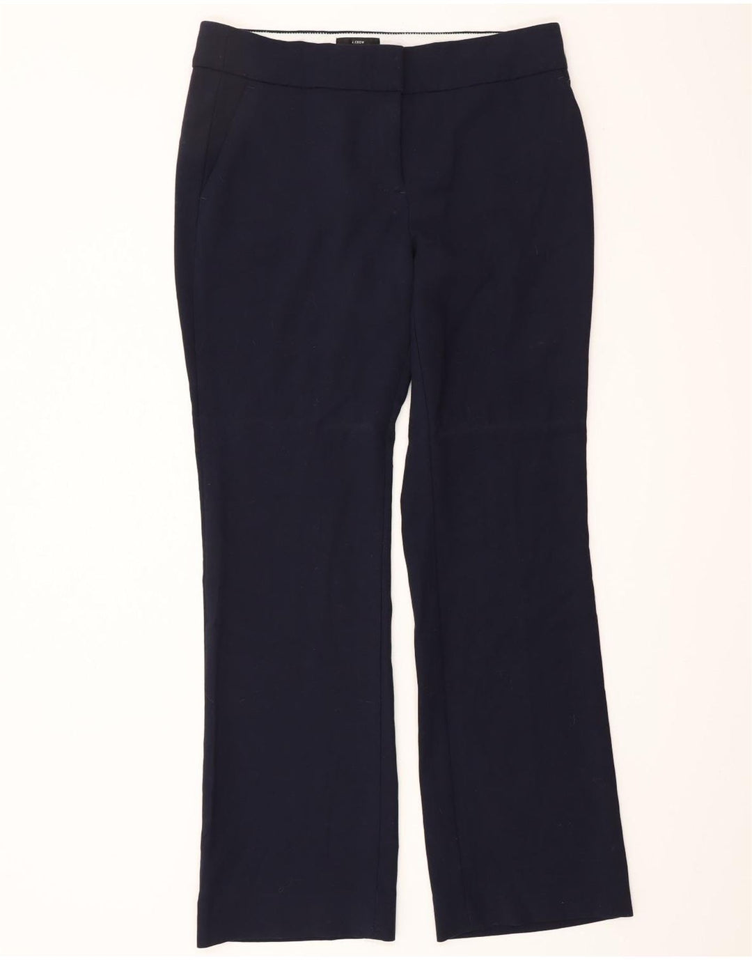 J. Crew Pantalon Chino Droit Edie Femme US 8 Medium W32 L32 Bleu Marine