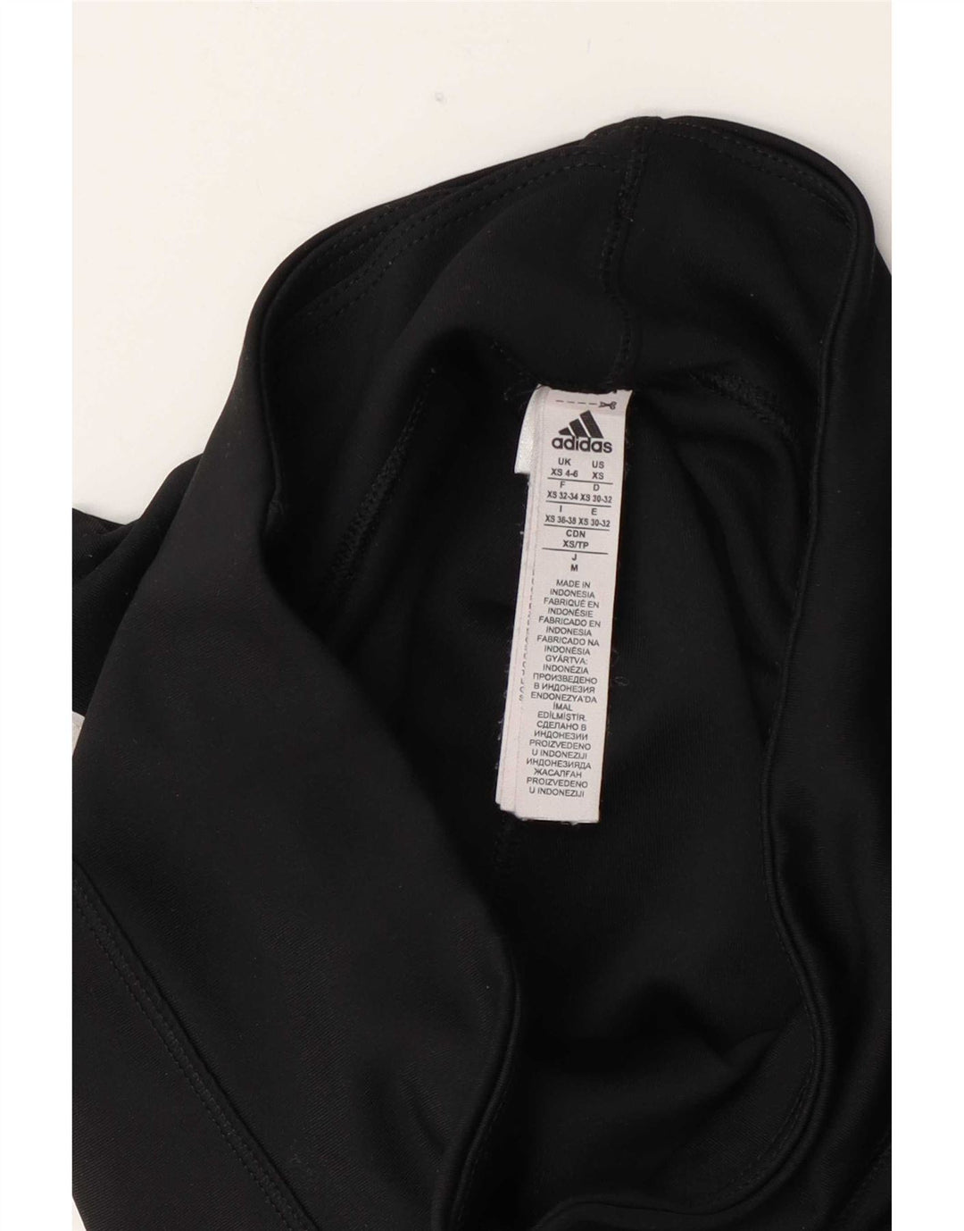 Adidas Leggings Femme UK 4/6 XS Noir Polyester