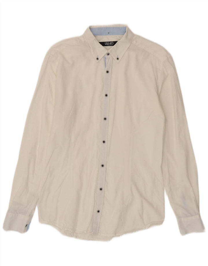 Liu Jo Chemise Homme Petit Blanc